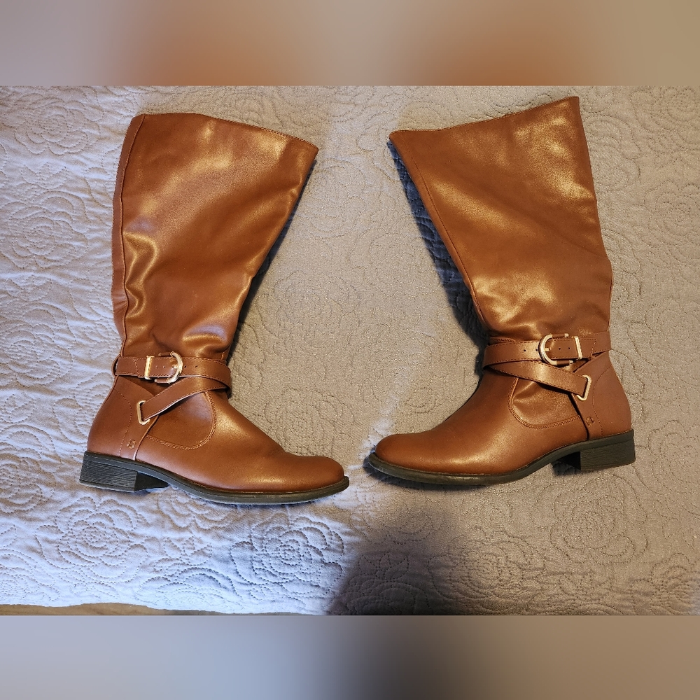 Chelsea boots, size 7, brown/brun
